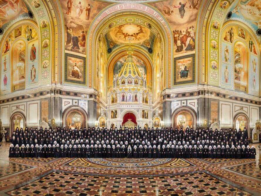 Soborul de Arhierei al Bisericii Ortodoxe Ruse în Catedrala Hristos Mântuitorul din Moscova