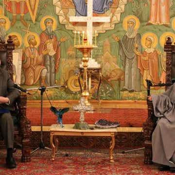 Patriarhul Ilia si Ambasadorul SUA