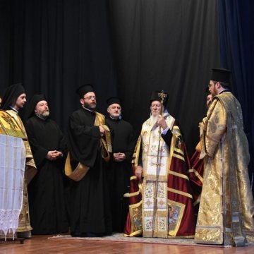 Patriarhul Ecumenic Bartolomeu la liturghia de la Mudanya