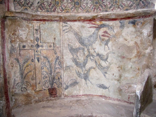 Fresce aniconice din Biserica Sfanta Chiriachi