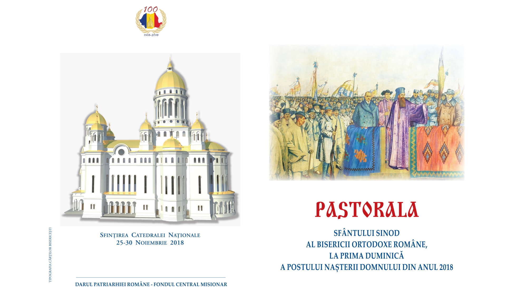 Pastorala Sfântului Sinod al Bisericii Ortodoxe Române,  la prima Duminică a Postului Nașterii Domnului din anul 2018