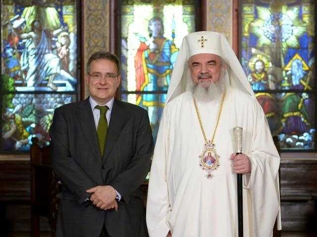 New ambassador of France on an introductory visit to the Romanian Patriarchate