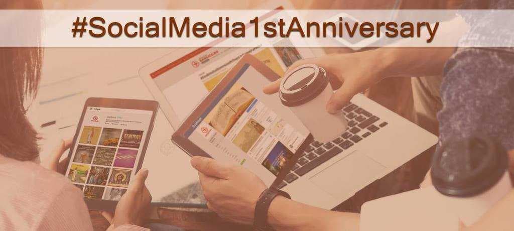 Un an pe social media