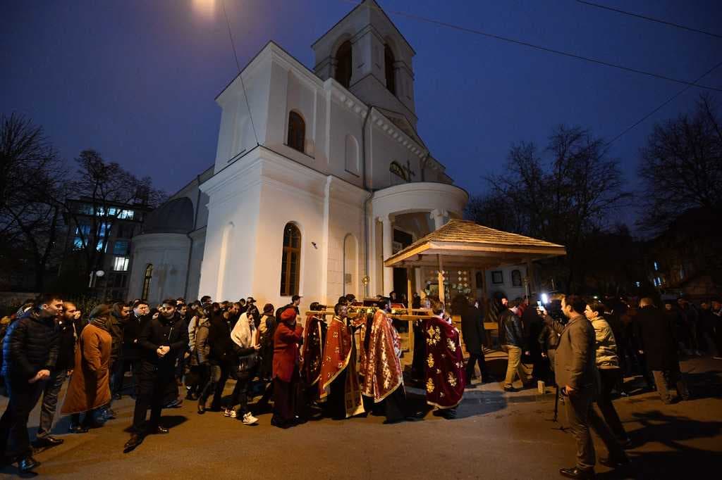 Procesiune cu moaştele Sfintei Ecaterina