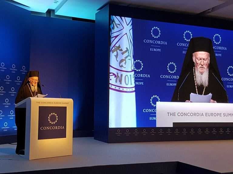 Ecumenical Patriarch Bartholomew Concordia Summit 2017