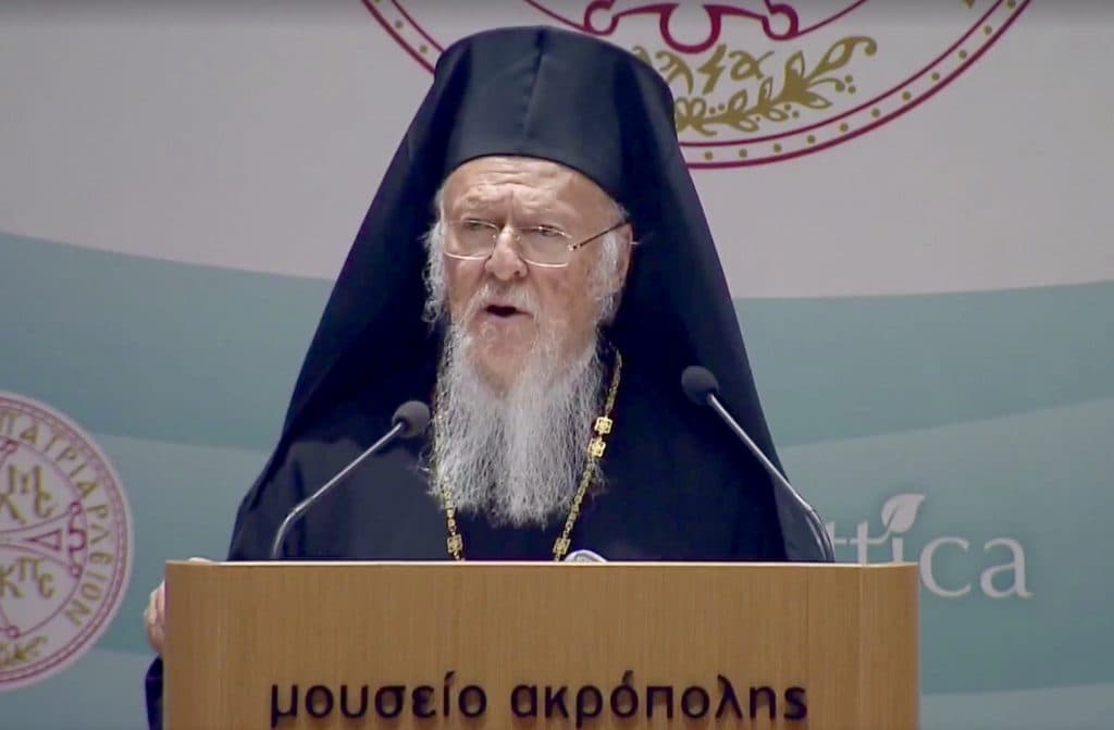 Patriarhul Ecumenic la Simpozionul Ecologic International din Atena