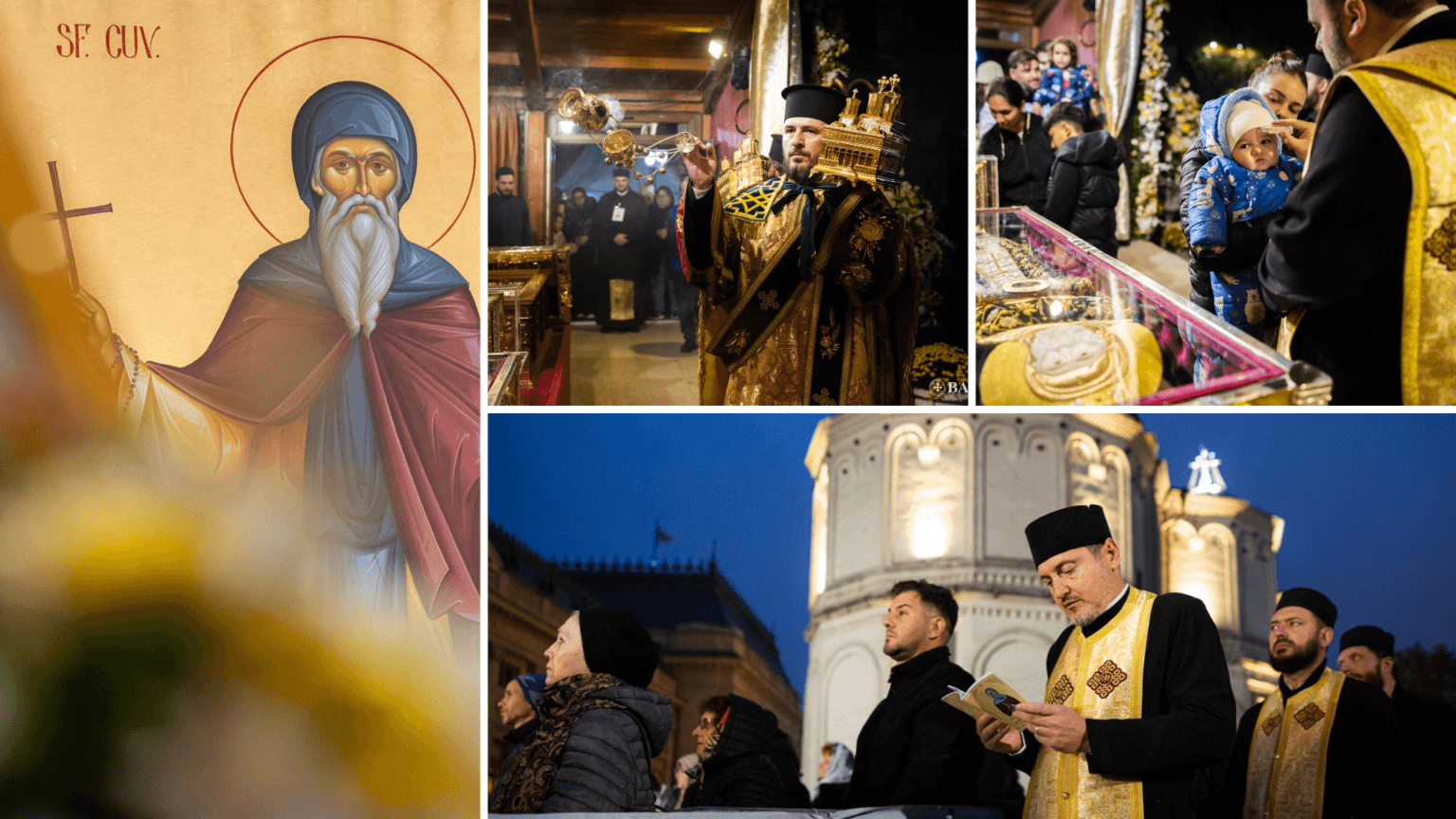 În imagini: Priveghere în cinstea Sfântului Cuvios Dimitrie cel Nou la Catedrala Patriarhală (2026)