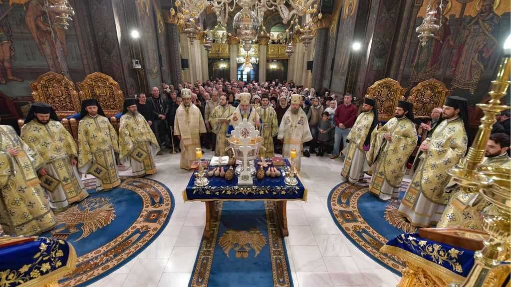 Feast of Theophany in Bucharest | Patriarch Daniel: Through Baptism, we become God’s children by grace