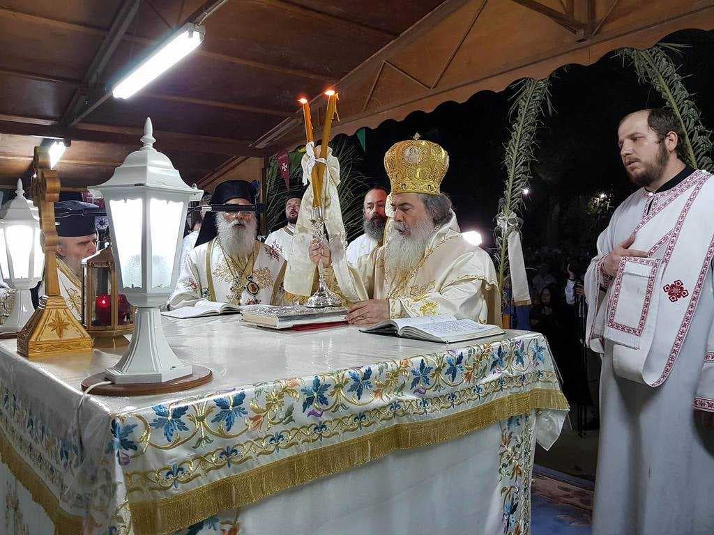 Slujire Patriarhul Ierusalimului pe Muntele Taborului (2)
