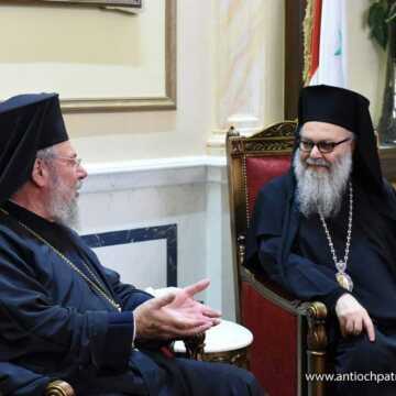 Patriarhul Ioan al Antiohiei în vizită oficială în Cipru