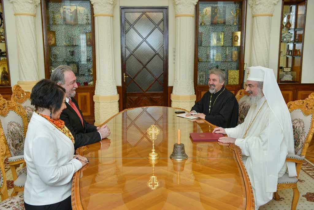 Ambassador of the Republic of Macedonia in Bucharest visits the Romanian Patriarchate at the end of mission