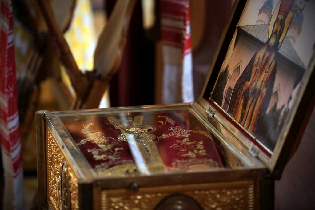 Holy relics of St Callinicus of Cernica