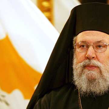 The Orthodox Archbishop of Cyprus, Chrysostomos II