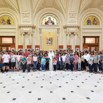 Nearly one hundred children have met Patriarch Daniel on Children's Day