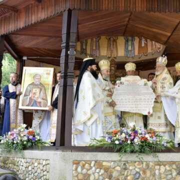 Proclamarea canonizării Sfântului Cuvios Pafnutie - Pârvu Zugravul la Mănăstirea Robaia