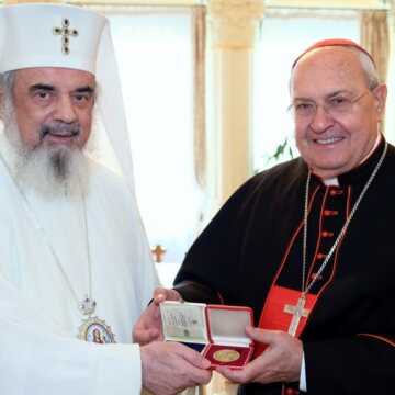 Patriarhul Daniel l a primit pe Cardinalul Leonardo Sandri la Patriarhia Romana 1a