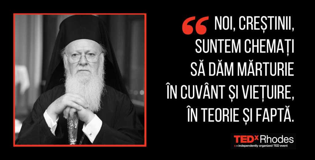 Patriarhul Ecumenic TEDxRhodes