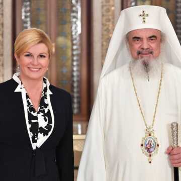 Patriarul României şi Preşedintele Croaţiei