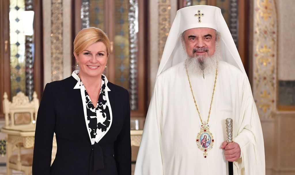 Patriarul României şi Preşedintele Croaţiei