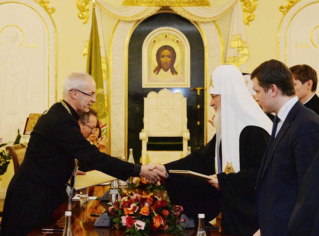 Declaraţia comună a Patriarhului Kirill al Moscovei şi al întregii Rusii şi a Arhiepiscopului Justin de Canterbury