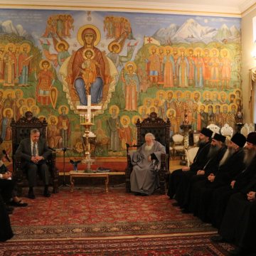 Patriarhul Ilia și Ambasadorul SUA