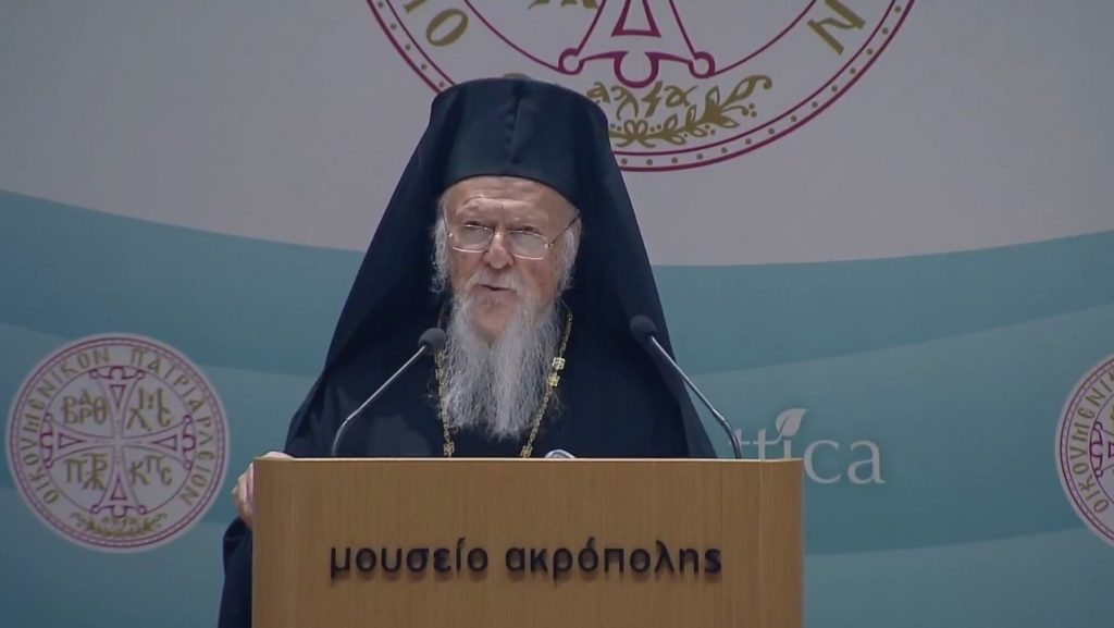 Patriarhul Ecumenic Bartolomeu deschide lucrarile Simpozionului International Ecologic 2018