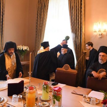Patriarhul Ecumenic sfinteste noua sala sinodala de la Manastirea Halki