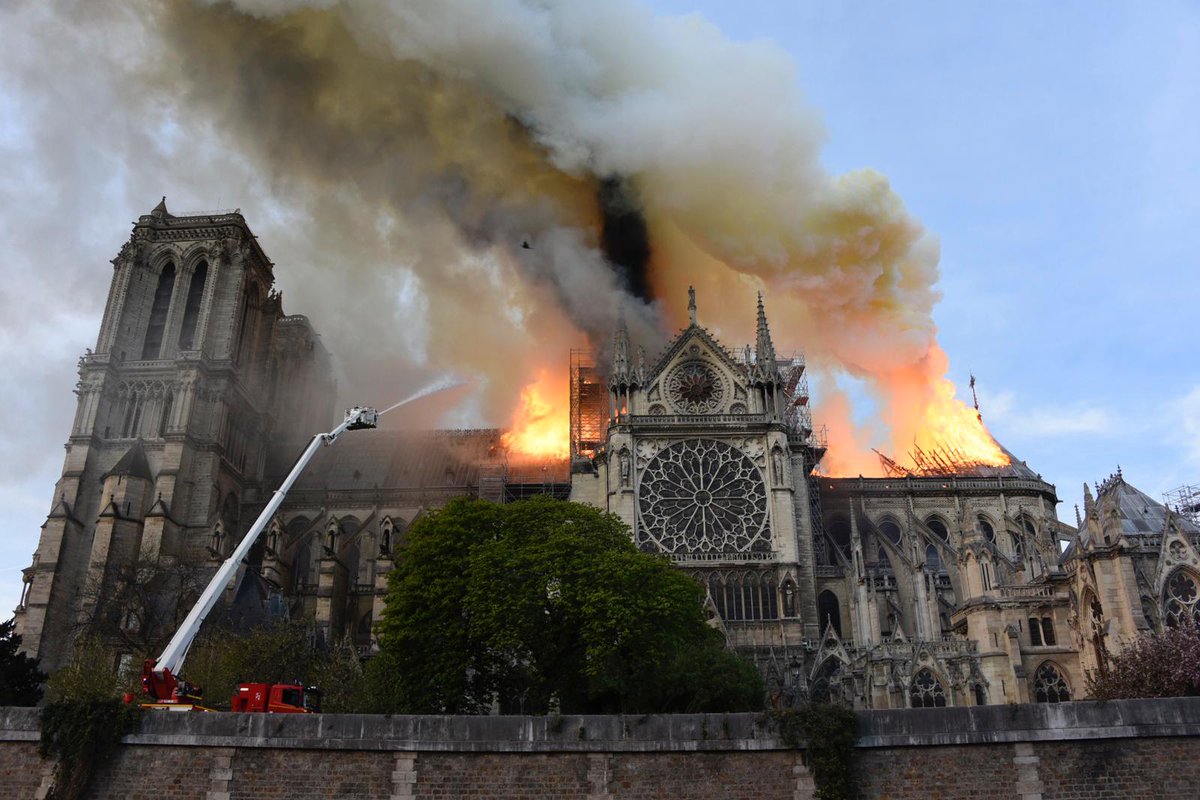Good luck pin Elemental Episcopul Hușilor, despre incendiul de la Notre-Dame: Orice națiune are un  simbol. Când arde simbolul, totul se ruinează - Basilica.ro
