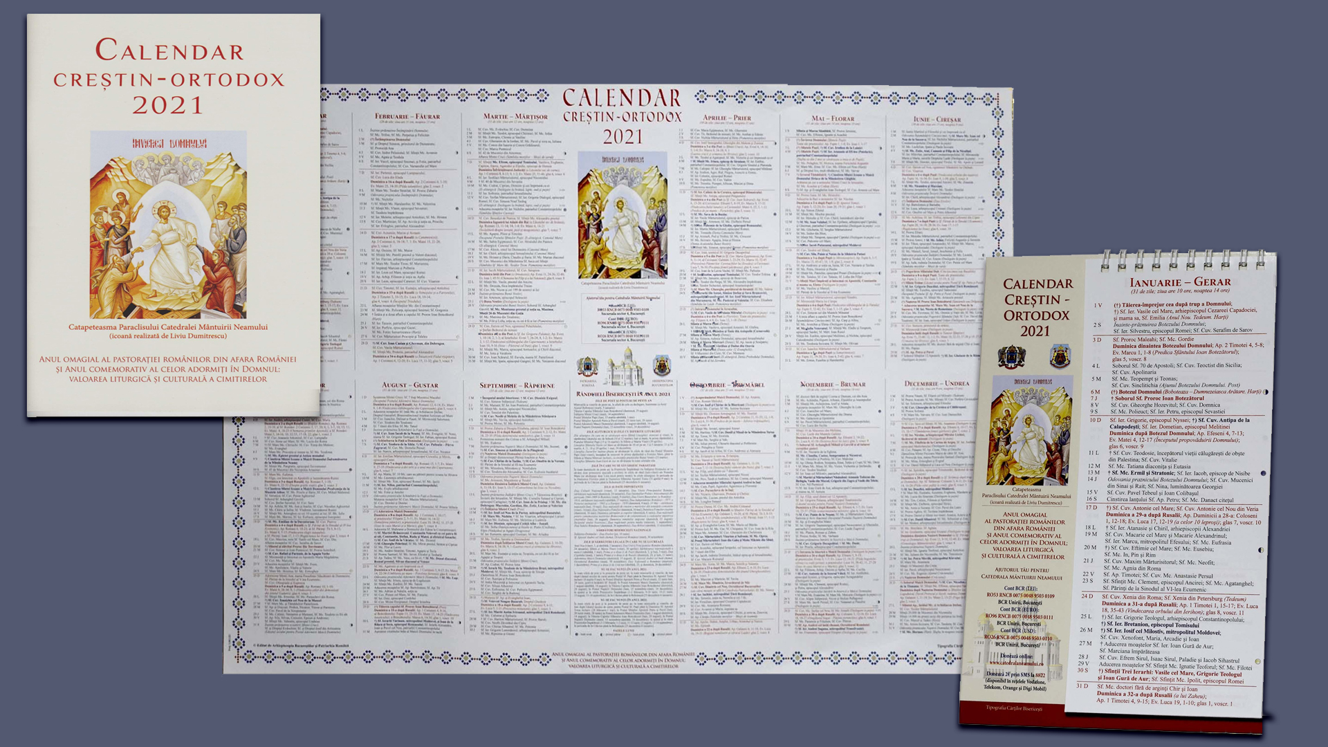 A apărut calendarul ortodox bisericesc pe 2021. Noutăţi şi ...