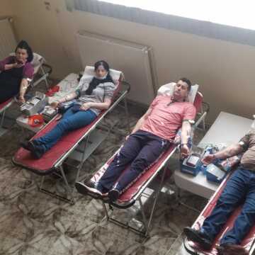 Acțiune de donare de sânge la sediul Protopopiatului Huedin. Voluntarii au donat peste 30 de litri